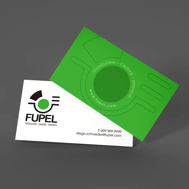 Fupel Business Card designed by Santiago Avila
