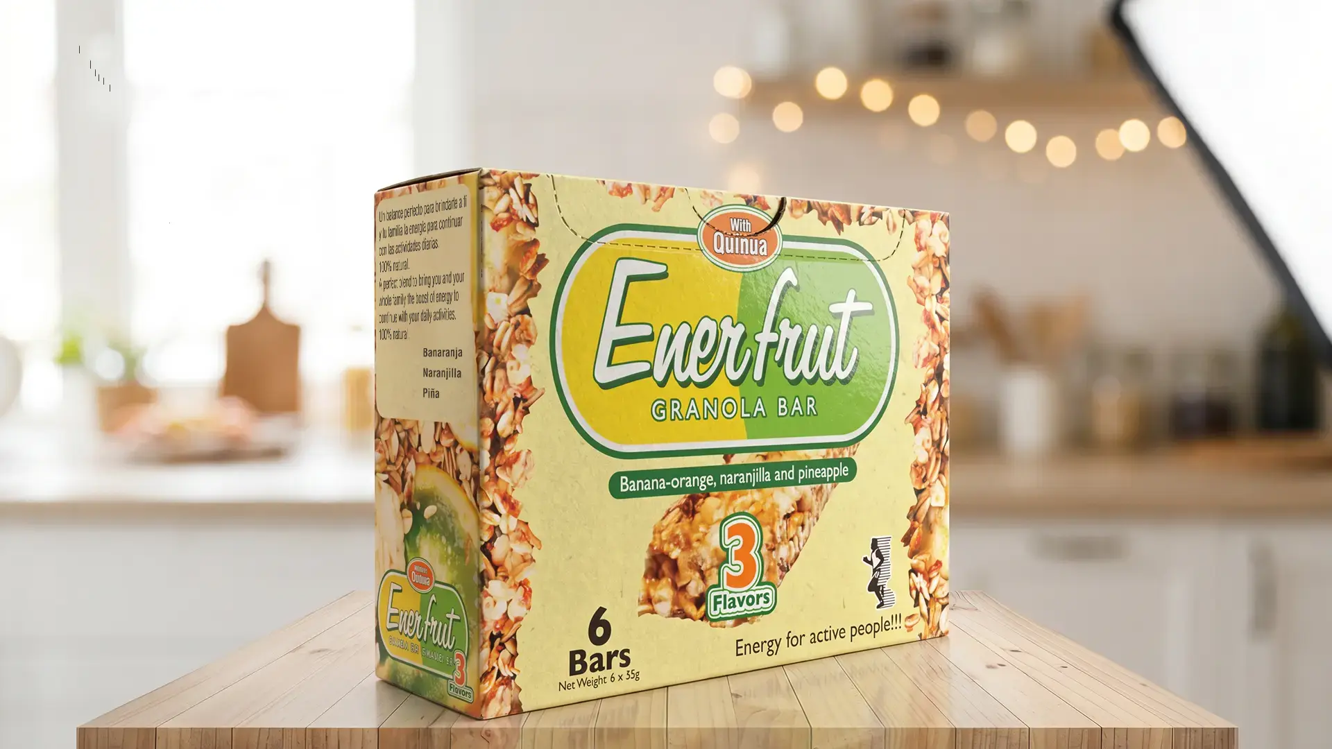 Caja Enerfrut Frutas diseñada por Santiago Ávila