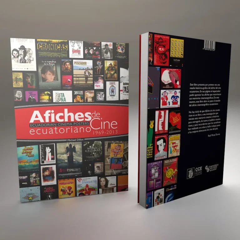 Libro de afiches del cine ecuatoriano, diseñado por Santiago Avila, Fiorum