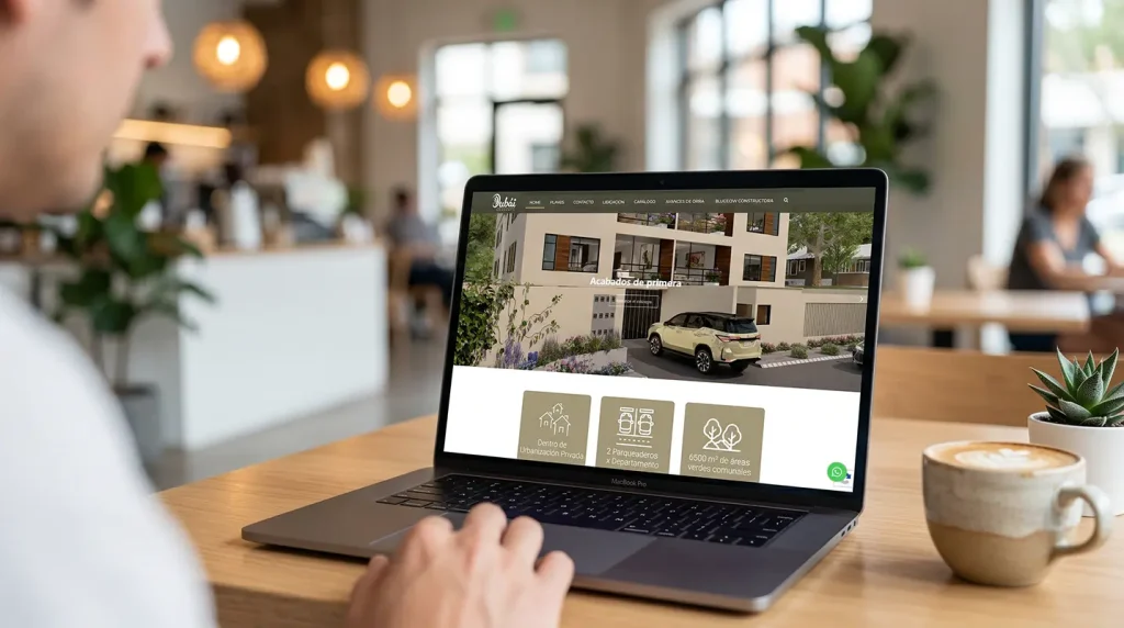 Sitio Web del proyecto Dubái Conocoto, por Santiago Avila