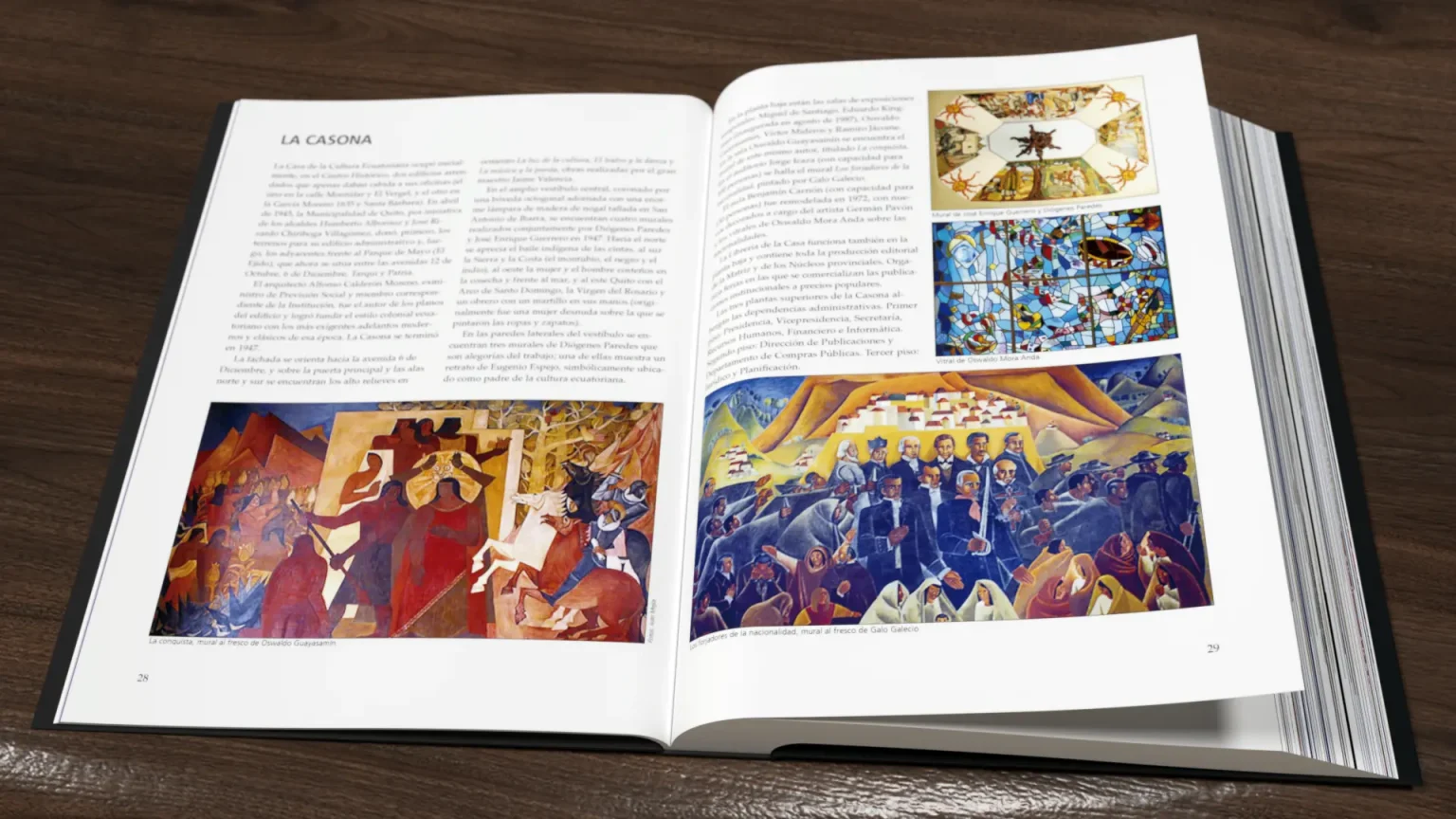 Libro Huellas que no cesan de la CCE diseñado por Santiago Avila S.