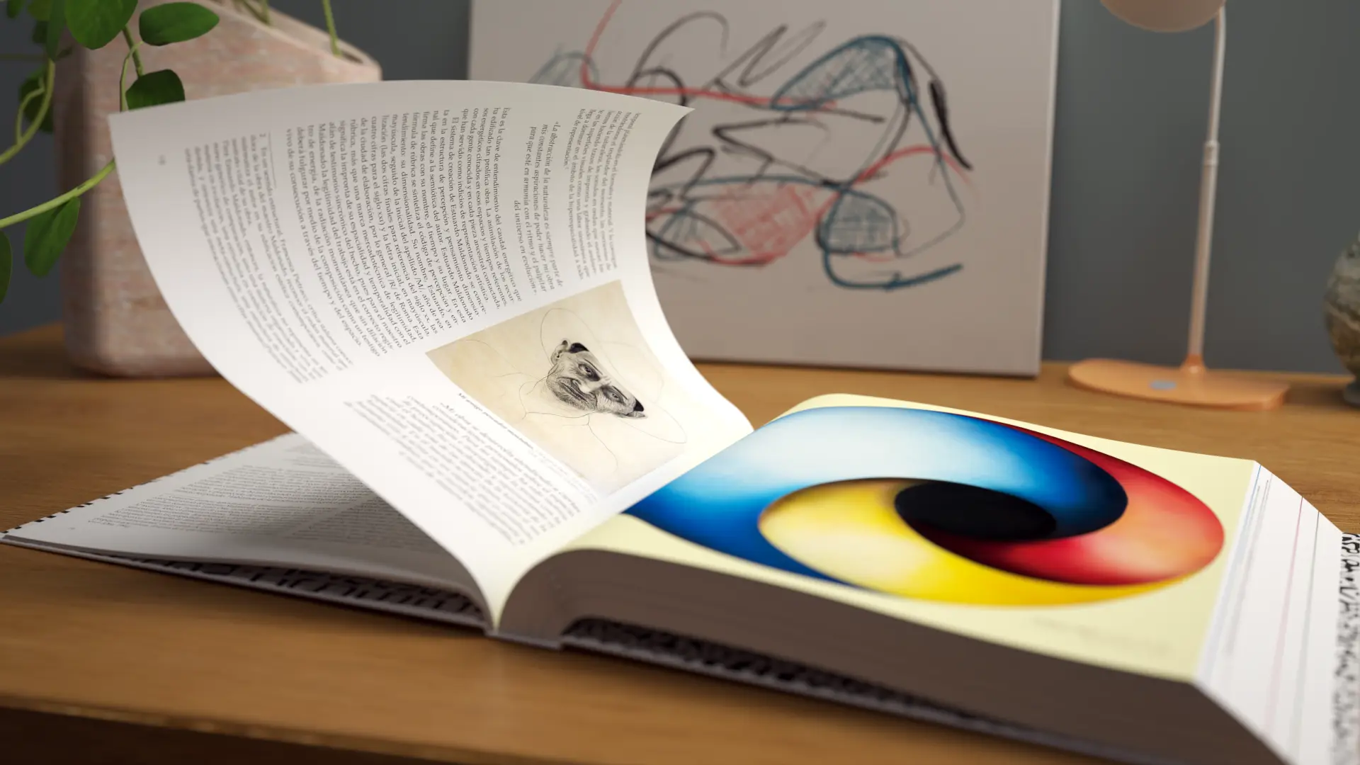 Layout design for the contemporary art and sculpture catalog of Estuardo Maldonado.